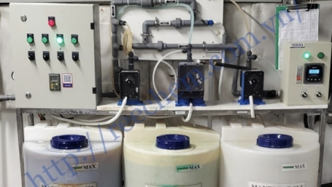 Hệ thống châm hóa chất cho Tháp giải nhiệt