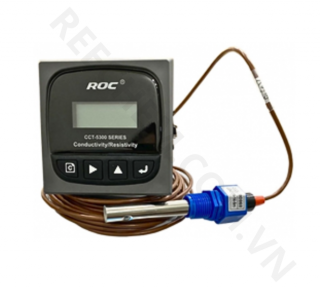 Đồng hồ đo độ dẫn EC/TDS/Điện trở suất Mặt vuông cao cấp-ROC.  Đồng hồ đo độ dẫn EC/TDS/Điện trở suất Mặt vuông cao cấp-ROC.